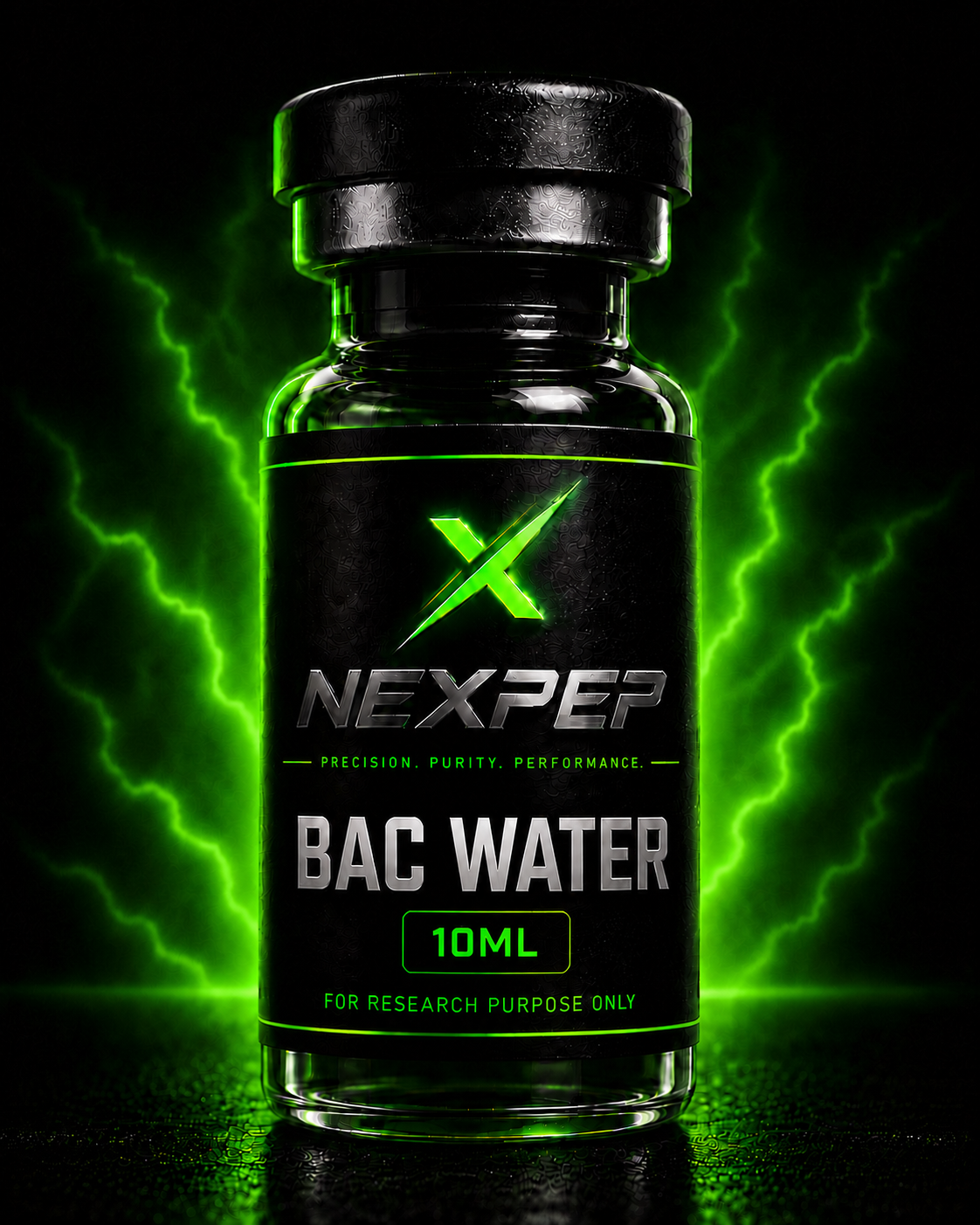 NexPep BAC WATER 10ML laboratory research vial