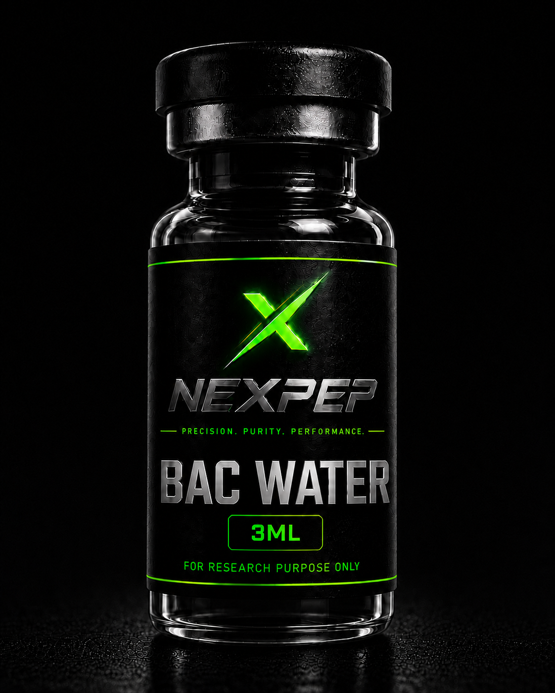 BAC WATER 3ML research vial